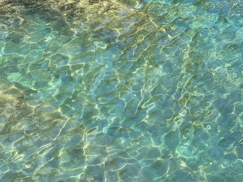 Water sea turquoise clear aqua background.
