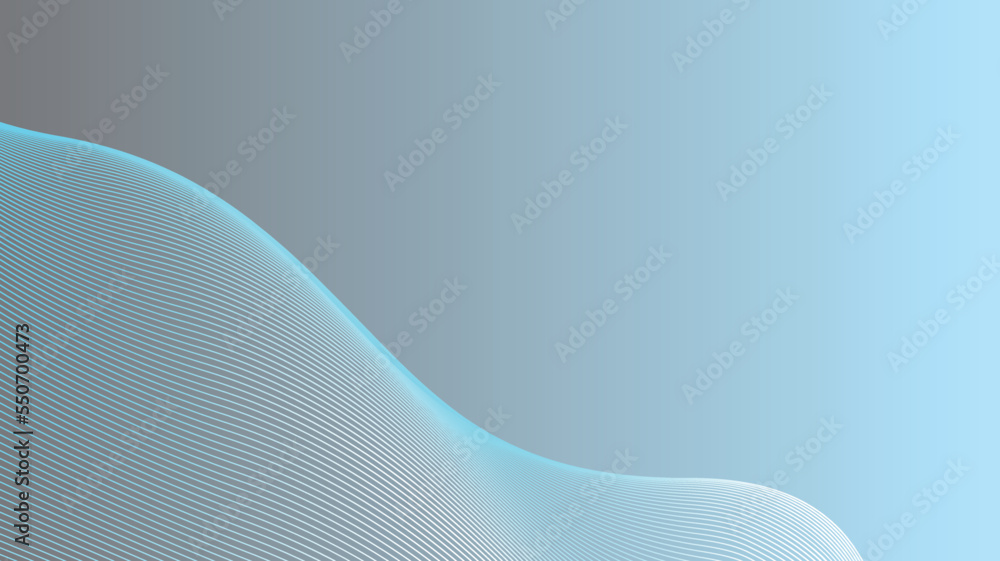 Poster abstract blue wave lines pattern background. abstract blue wave background. blue minimal round lines