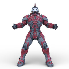 骸骨面のロボット