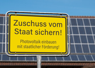 Photovoltaik einbauen mit staatlicher Förderung!