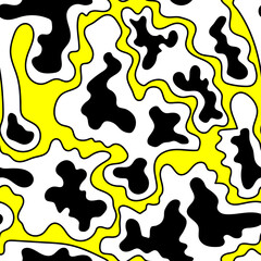Abstract urban pattern with wave shapes and wave spots