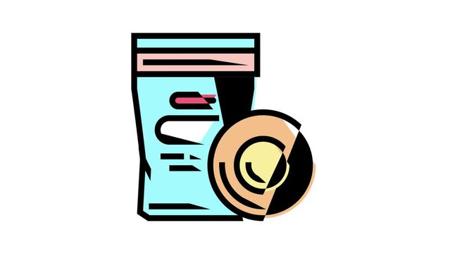 patch test skin color icon animation