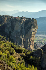 Panoramic view of Meteora Monasteries, Greece