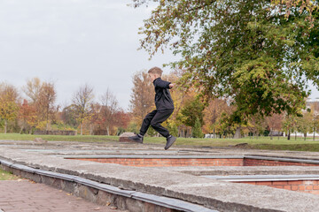 A little boy in a jump