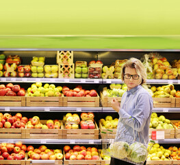 Man buying fruits at the market