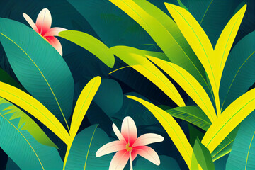 Obraz premium Floral seamless pattern.