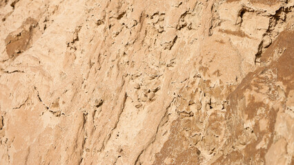 in the photo, sand in a sand quarry close-up