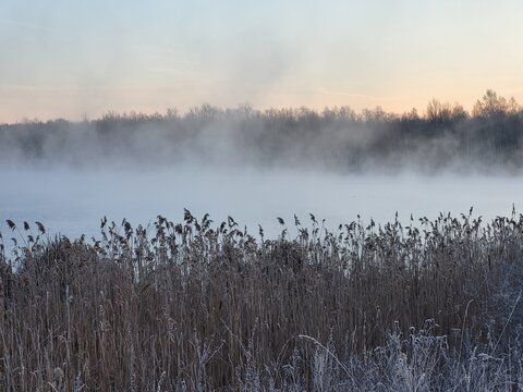 fog on the river © Евгений Рыженков