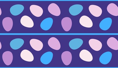 Easter eggs seamless spring pattern for kids clothes print and notebooks and wrapping paper and fabrics
