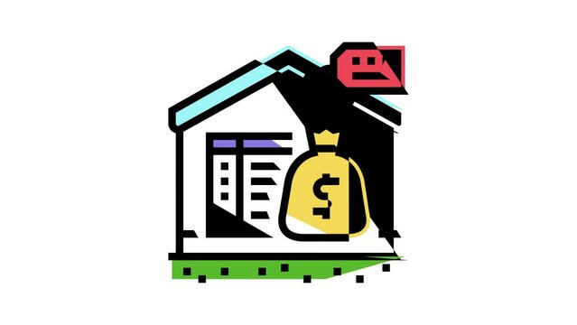esther house property estate home color icon animation
