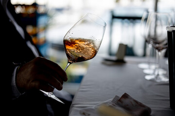 glass of wine