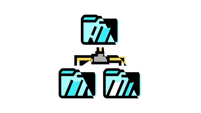 directory folder color icon animation