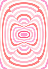 The background image is in pink tones, using shapes to arrange. Composition with gradation used for graphics