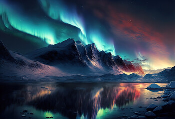 Fototapeta premium Northern Lights No.14