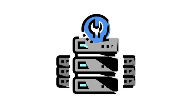 raid data recovery color icon animation