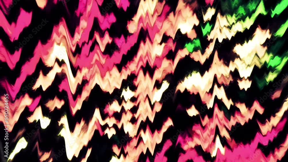 Poster background with colorful wavy lines flashing in motion. motion. moving waves of colorful ribbed line
