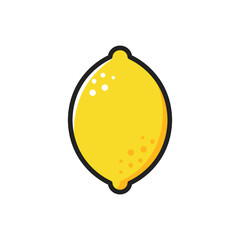 Lemon, Lemon Icon, Lemon Vector, Lemon Illustration, Citrus, Citrus Icon, Citrus Vector, Lemonade, Vegetable Icon, Food Icon, Vector Illustration Background