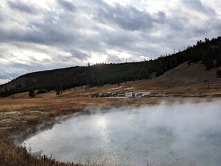 View Near Firehole River in Yellowstone National Park