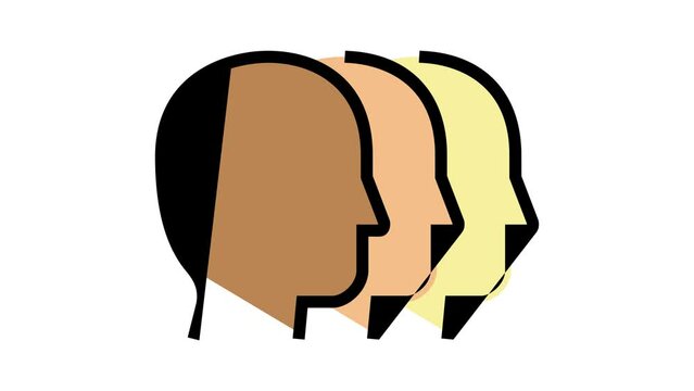 skin color color icon animation