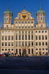 Fototapeta na wymiar city hall Augsburg