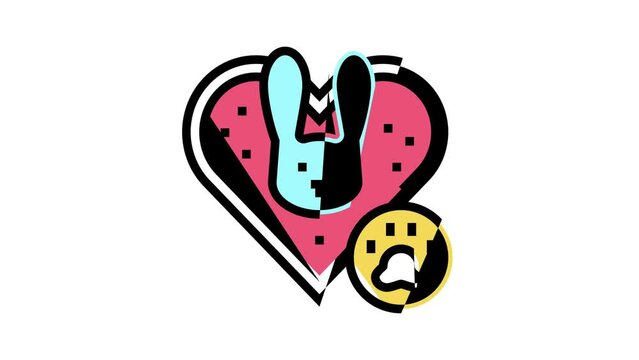 cruelty free cosmetic color icon animation