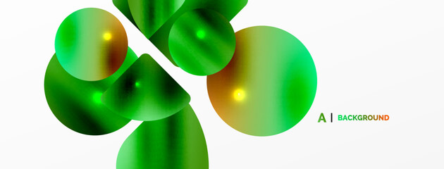 Transparent effects geometric abstract background. Minimalist wallpaper, banner, background or landing