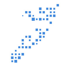 Somalia Silhouette Pixelated pattern illustration