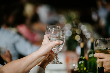 Cheers of celebration