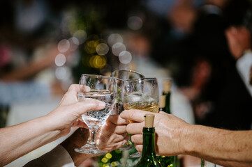 Cheers of celebration