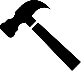 Hammer Icon Vector Design Template on white background..eps