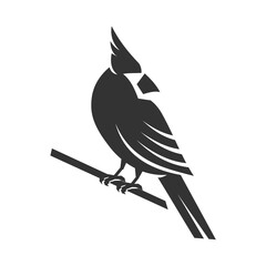 cardinal bird logo template Icon Illustration Brand Identity
