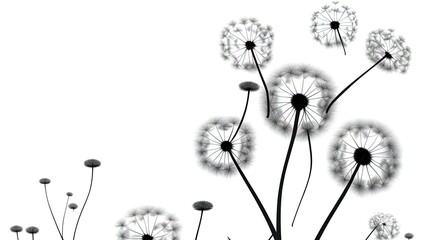 dandelion flower background