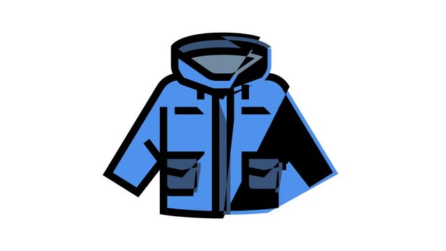 utility jacket boy baby cloth color icon animation