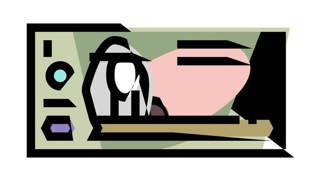 bahraini dinar bhd color icon animation
