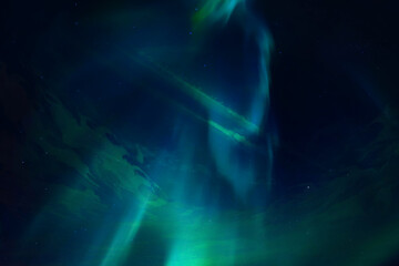 Obraz na płótnie Canvas Northern aurora lights night sky painting background
