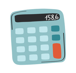 Grey calculator icon