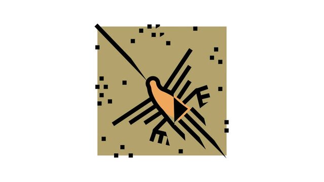 nazca picture color icon animation