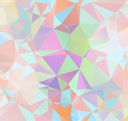 Obraz premium Colorful polygon background or frame. Abstract Rectangle Geometrical Background. Geometric design for business presentations or web