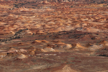 Aerial Photography - Anna Creek Painted Hills, South Australia, Australia.