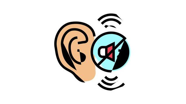 hearing loss color icon animation