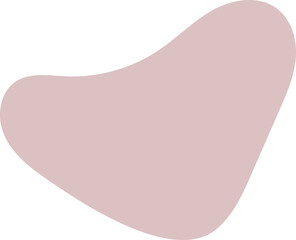 Abstract pastel organic shape 