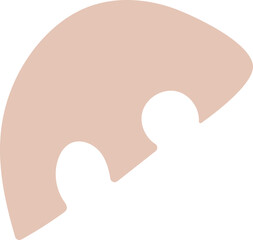 Abstract pastel organic shape 