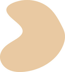 Abstract pastel organic shape 