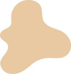 Abstract pastel organic shape 