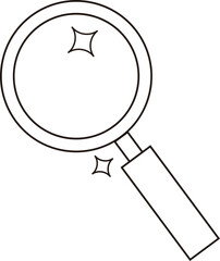Magnifier Lens Magnifying Glass Element Icon
