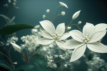 Fototapeta na wymiar Beautiful Flower with solid background 