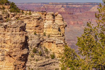 Grand Canyon Arizona South Rim near Mather Point