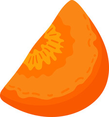 Carrot illustration element