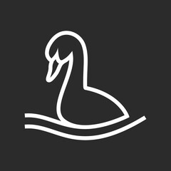 Duck logo vector