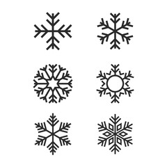Snowflakes logo icon